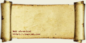 Jovana Kićanović vizit kartica